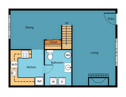 1st Floor at Woodlake Townhomes, Edmonds, Washington